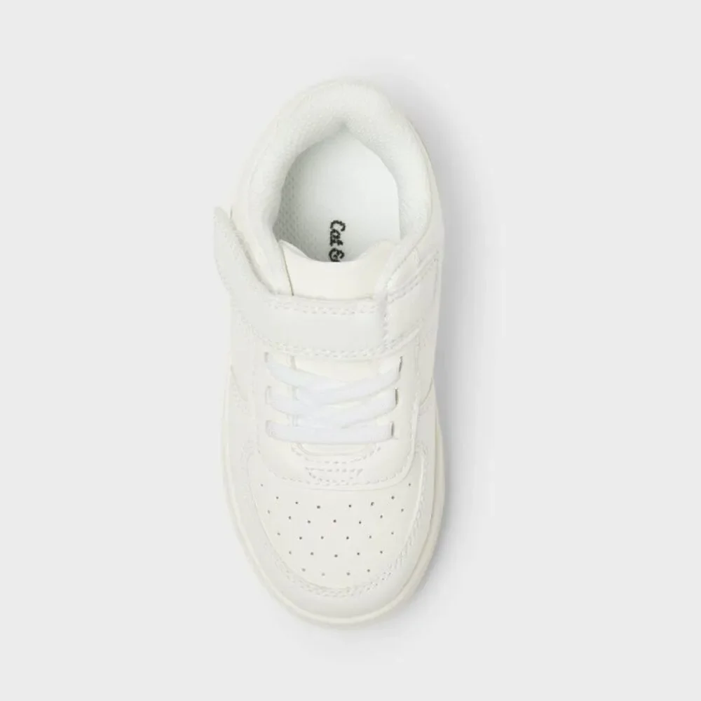 Cat & Jack - Toddler Jaid Court Sneakers - Cat & Jack White 11T White